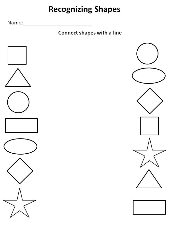 Preschool Printable Activities Shape