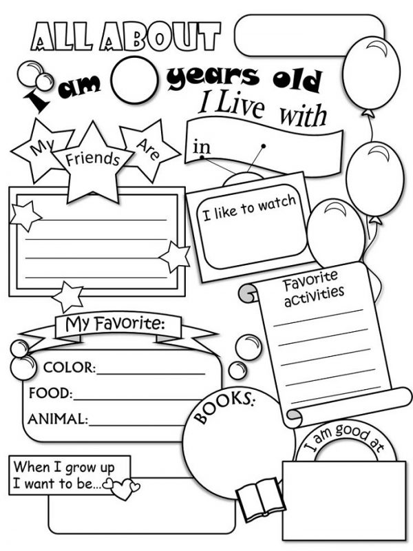 School Kid Worksheets | Learning Printable