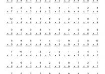 Multiplication Worksheet for Kid