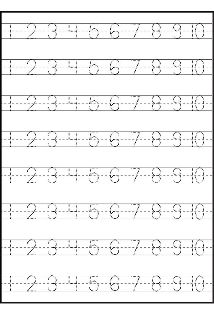 Preschool Worksheets Number