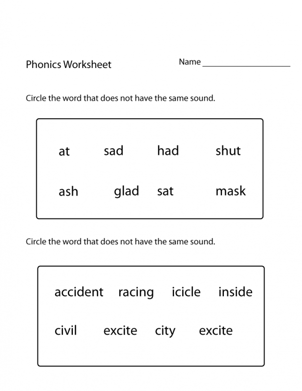 Printable English Worksheets | Learning Printable