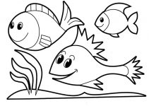 Free Coloring Book Pages Fish