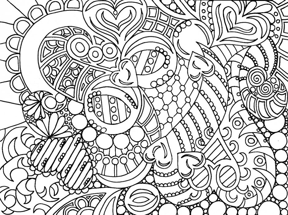 Coloring Pages to Color Online Adult