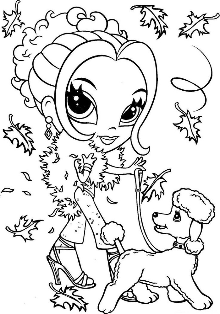 Coloring Pages to Color Online Girls