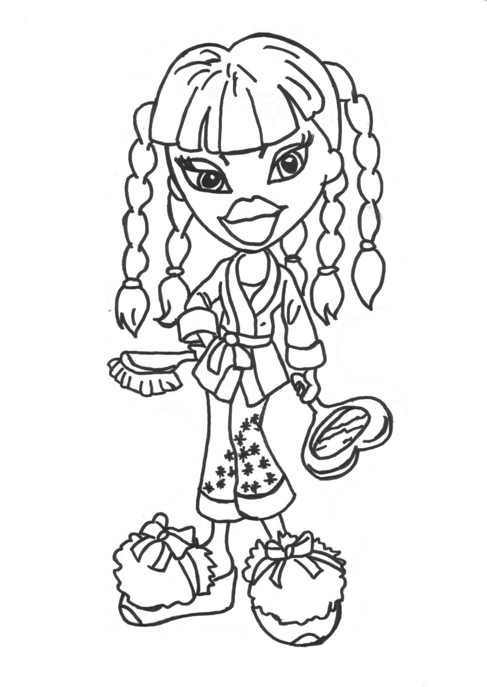 Printable Coloring Book Pages Girls