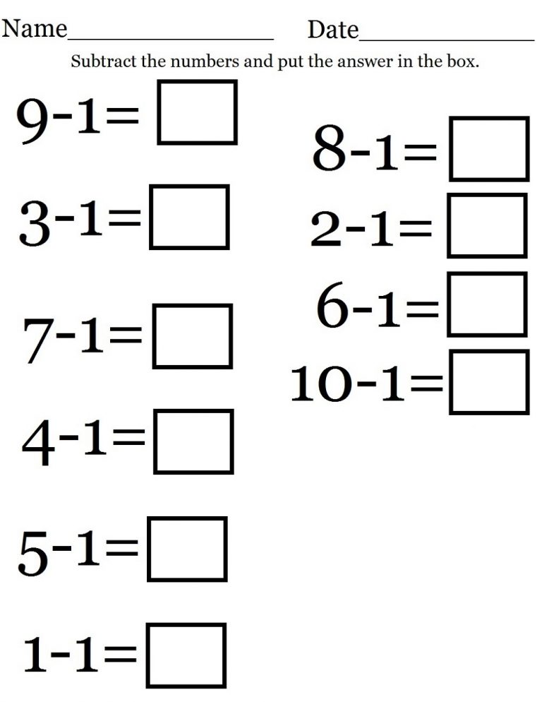 Printable Free Math Resources for Kids | Learning Printable