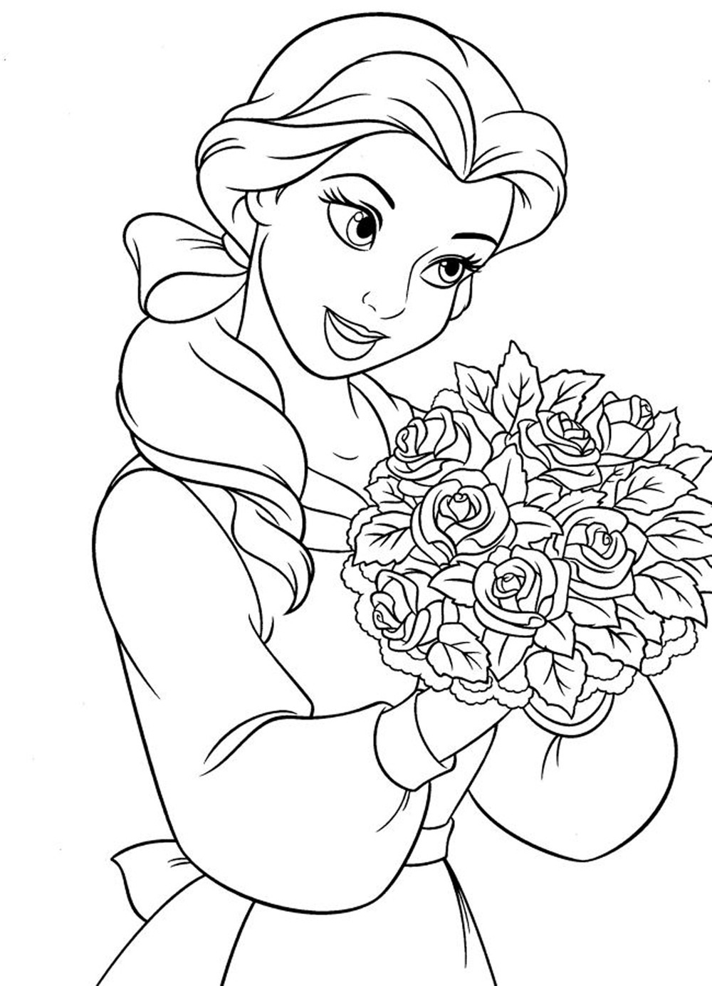Disney Printable Coloring Pages Girls
