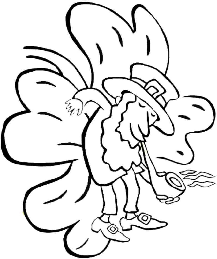 Leprechaun Coloring Pages For Kids