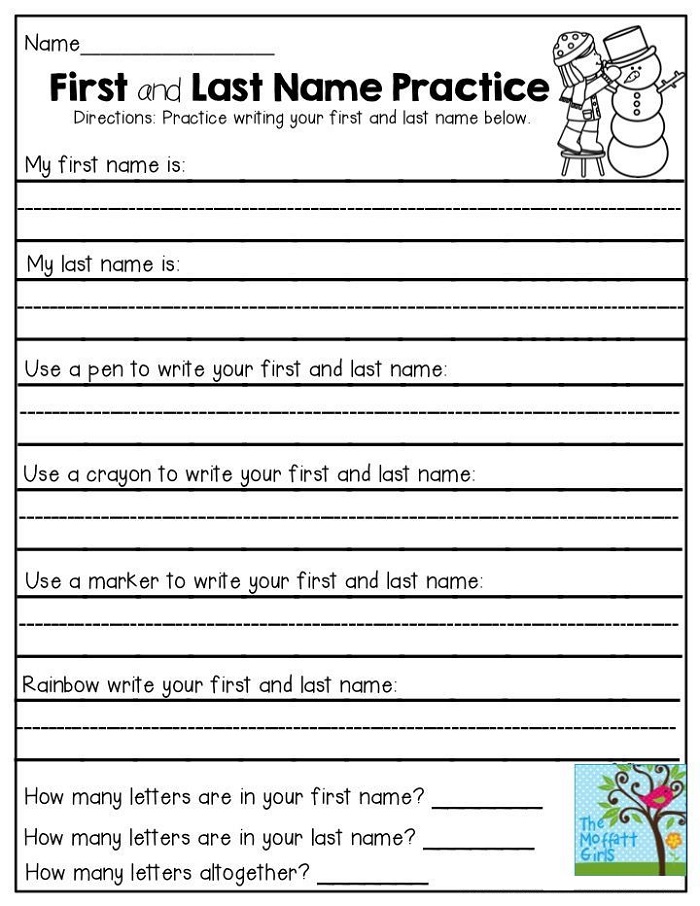 First Grade Writing Worksheets Practice