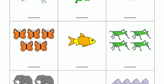 Free Toddler Worksheets Counting