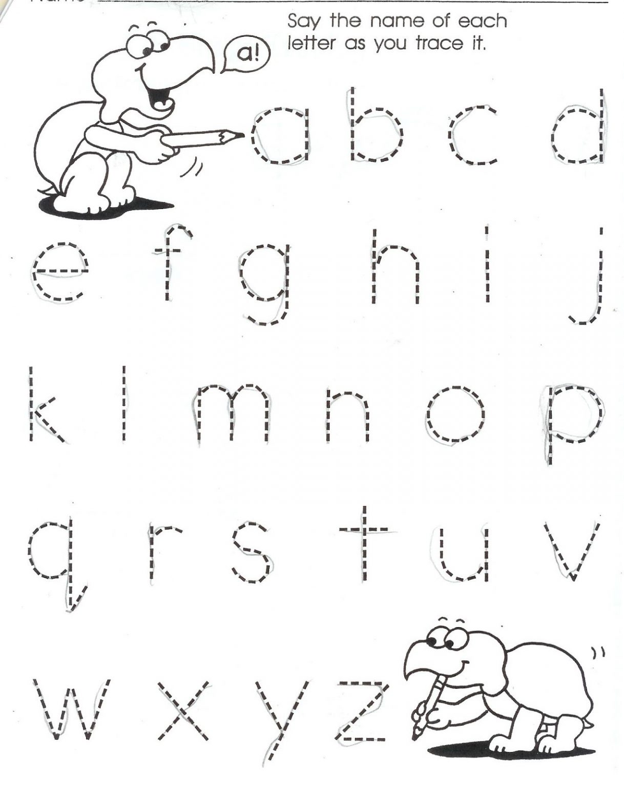 Homework For Kindergarten Worksheets Learning Printable
