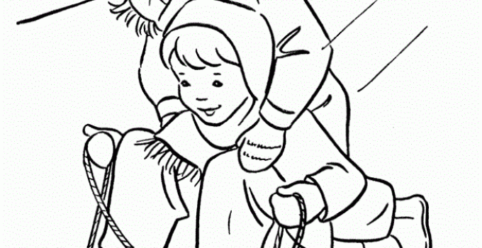 Winter Coloring Pages Boys