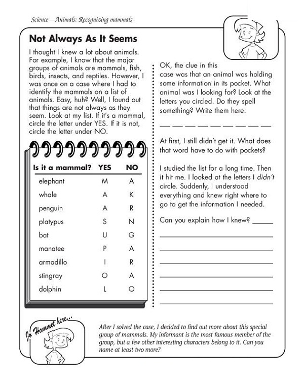 5th Grade Worksheets Science
