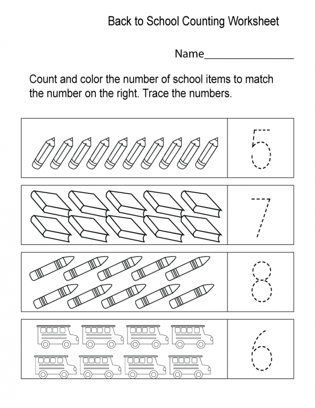 School Worksheets for Kindergarten Free | Learning Printable
