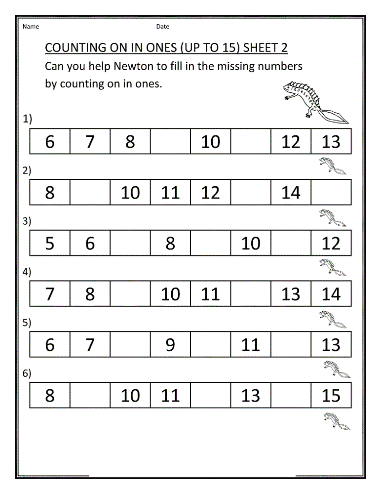 Free Printable Maths Worksheets Ks1 Number