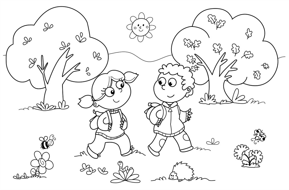 Cool Coloring Pages for Preschools
