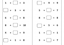 First Grade Worksheets Number