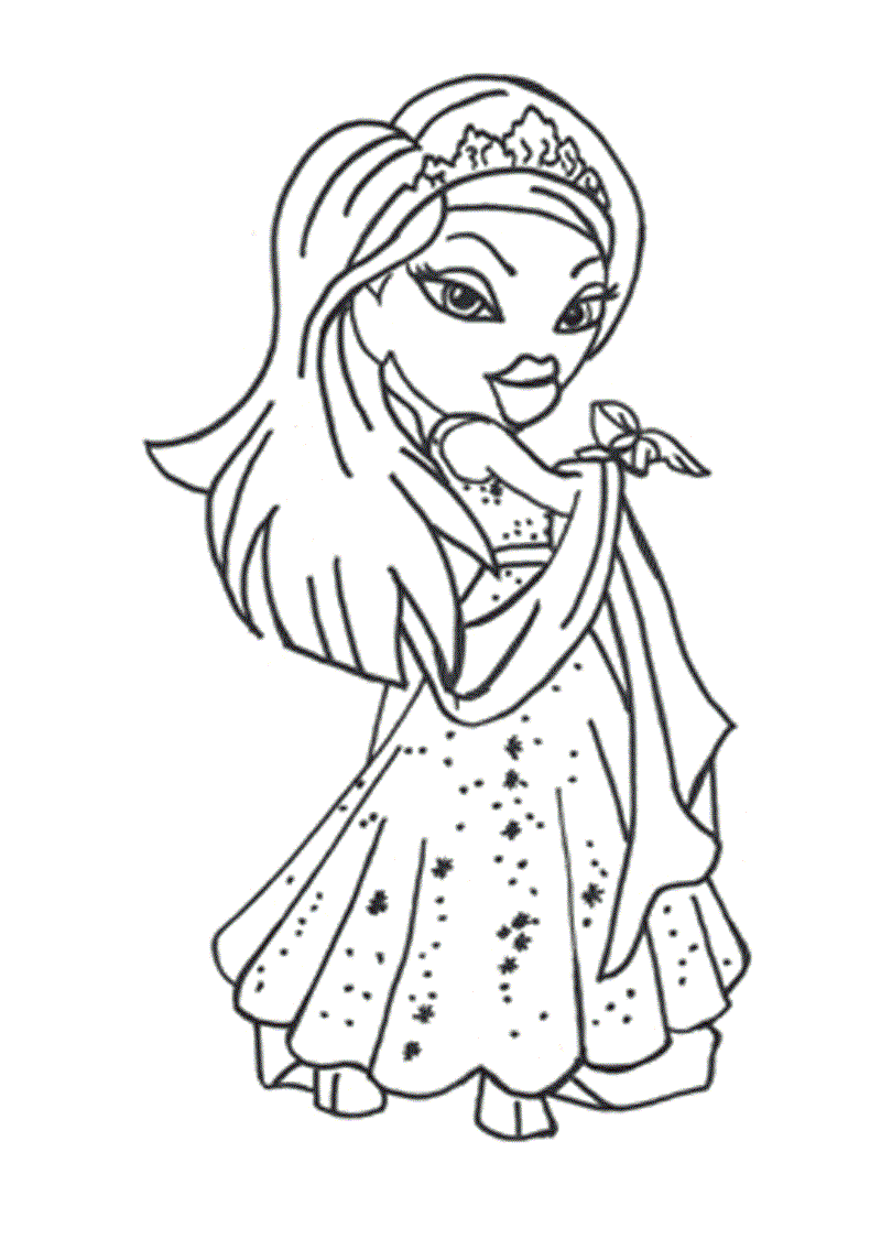 Free Downloadable Coloring Pages Girls