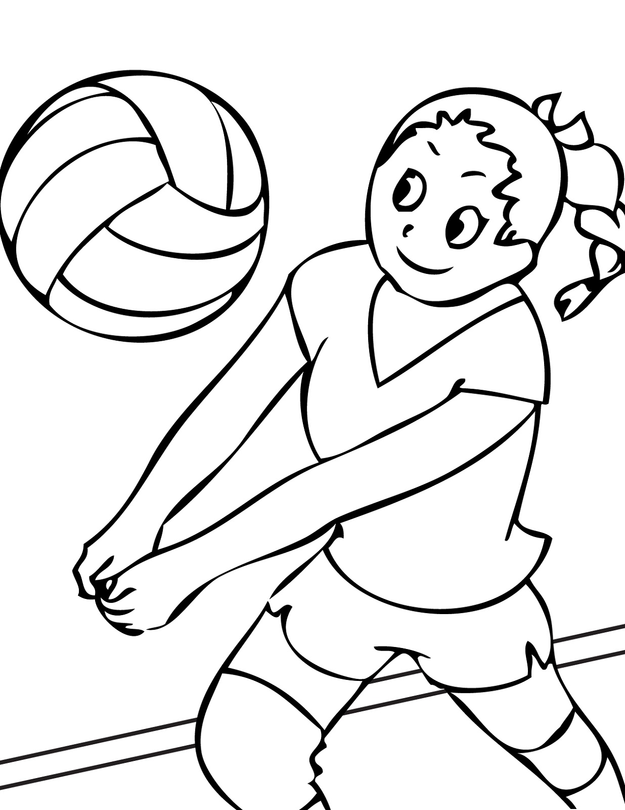 Free Printable for Kids Volley
