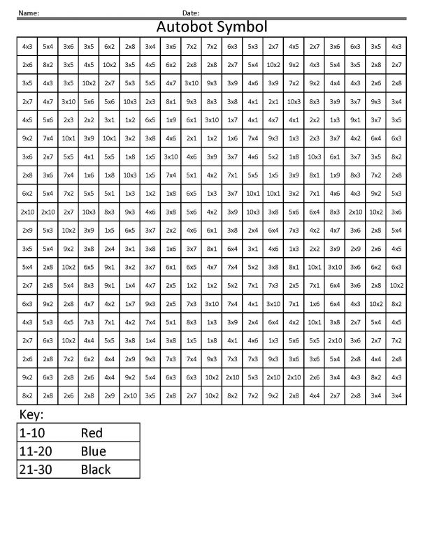 Free Math Coloring Worksheets | Learning Printable