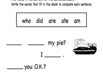 Free Printable Worksheets for Kids English