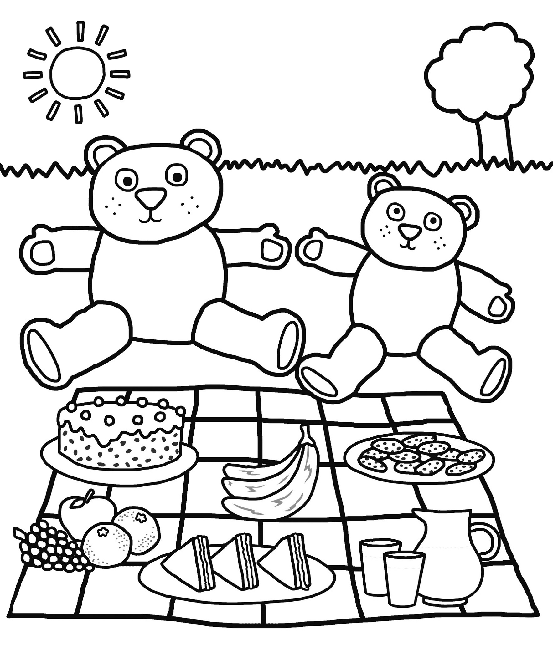 Free Printable Coloring Sheets for Kindergarten