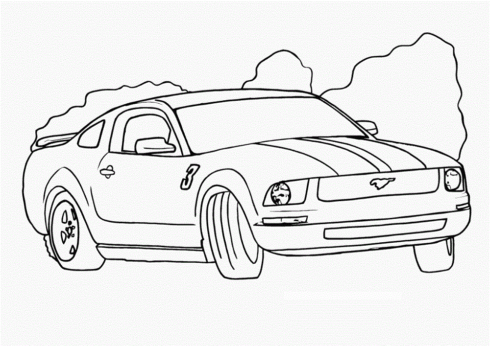Colouring Pictures for Kids Cars