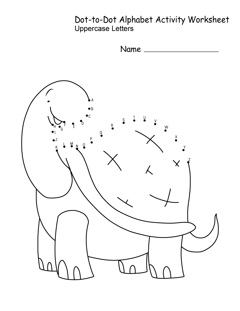 Easy Alphabet Practice Worksheets Learning Printable Easy Alphabet