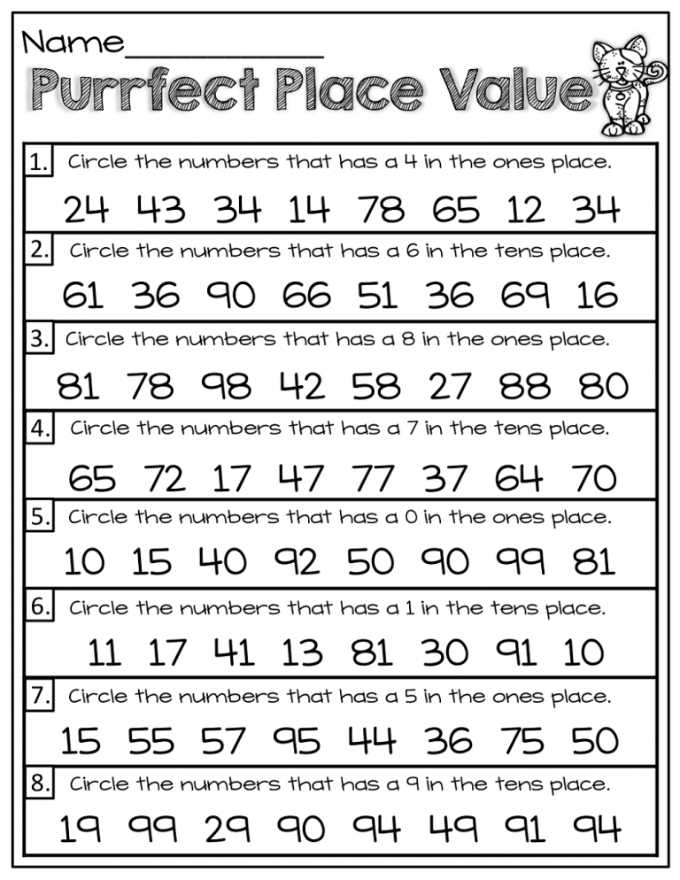 Primary Maths Worksheets Free Printable | Learning Printable Primary ...