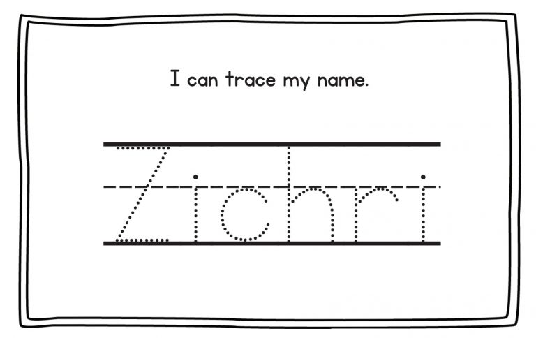 Easy Traceable Name Sheets for Kids | Learning Printable Easy Traceable ...