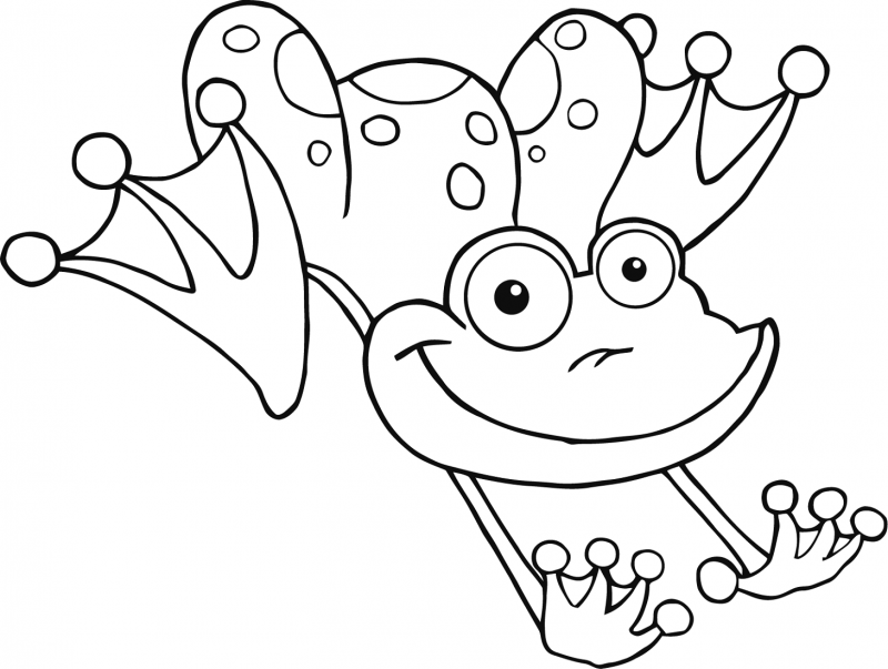 Fun Frog Pictures and Coloring Pages for Kids | Learning Printable Fun ...