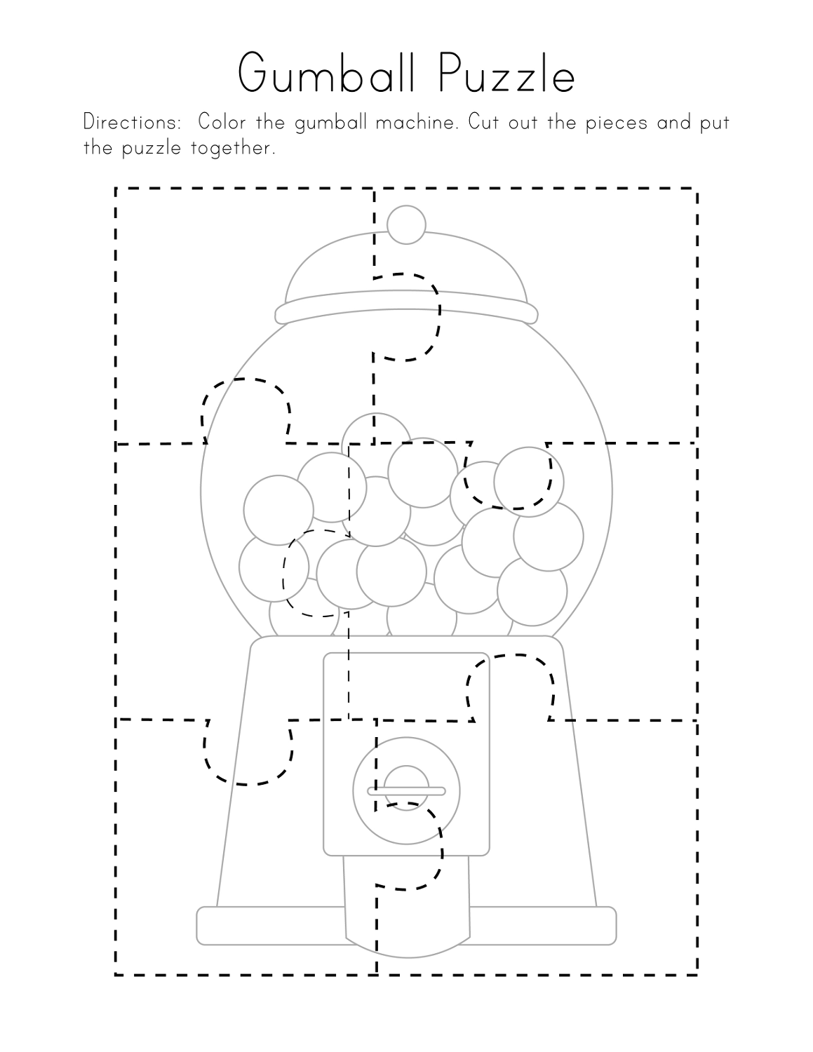 puzzle free activity sheets