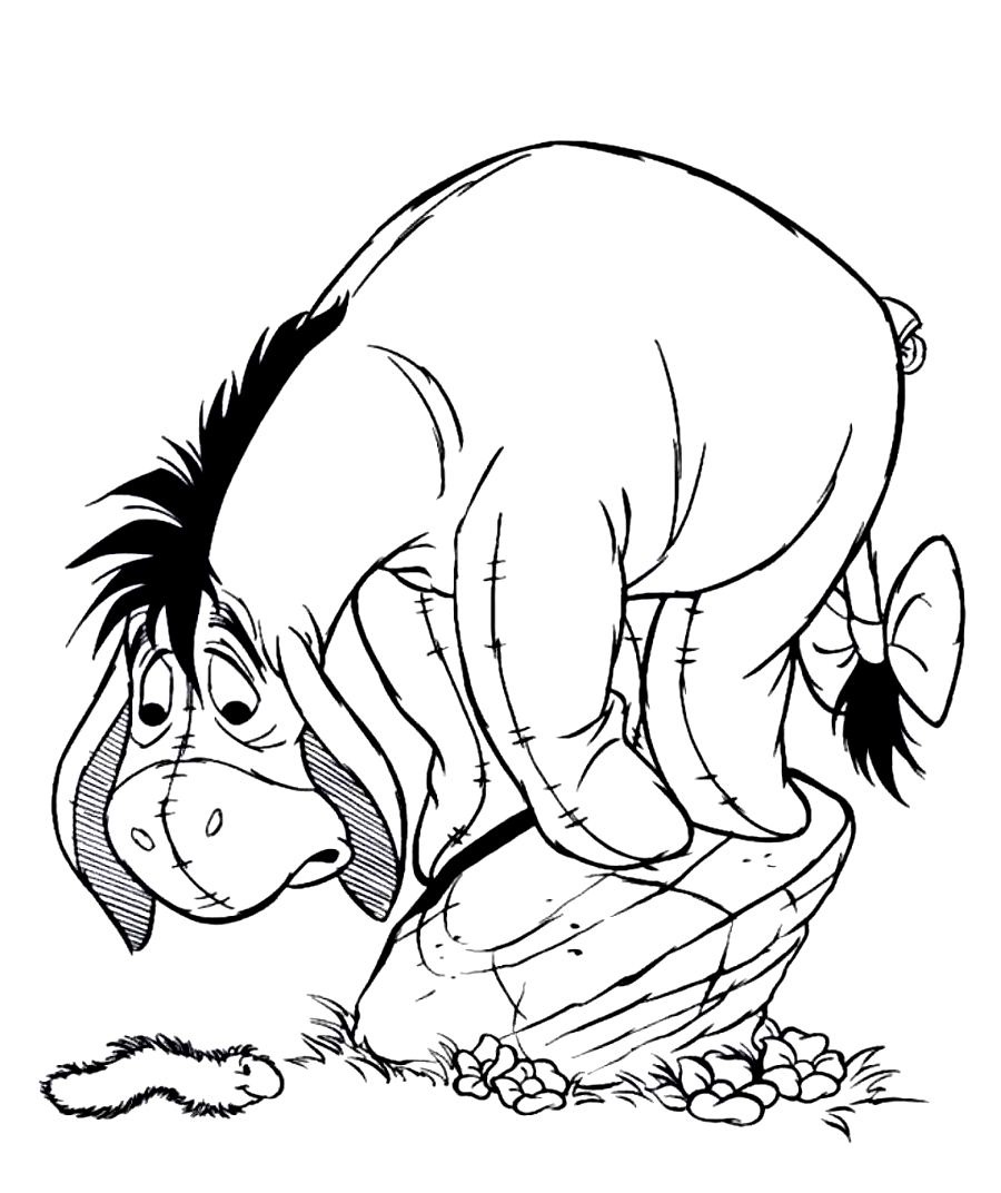 Free Coloring Sheets to Print Eeyore