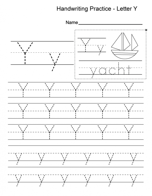 Free Letter Y Worksheets for Alphabet Lessons | Learning Printable Free ...