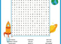 fun outer space word search