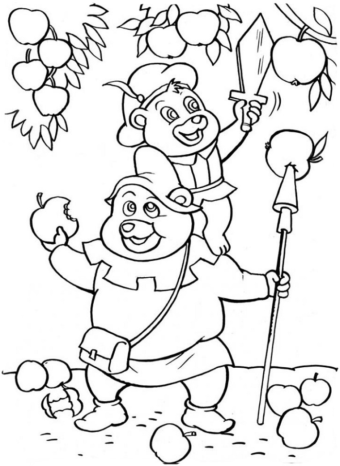 Download Gummy Bear Coloring Page
