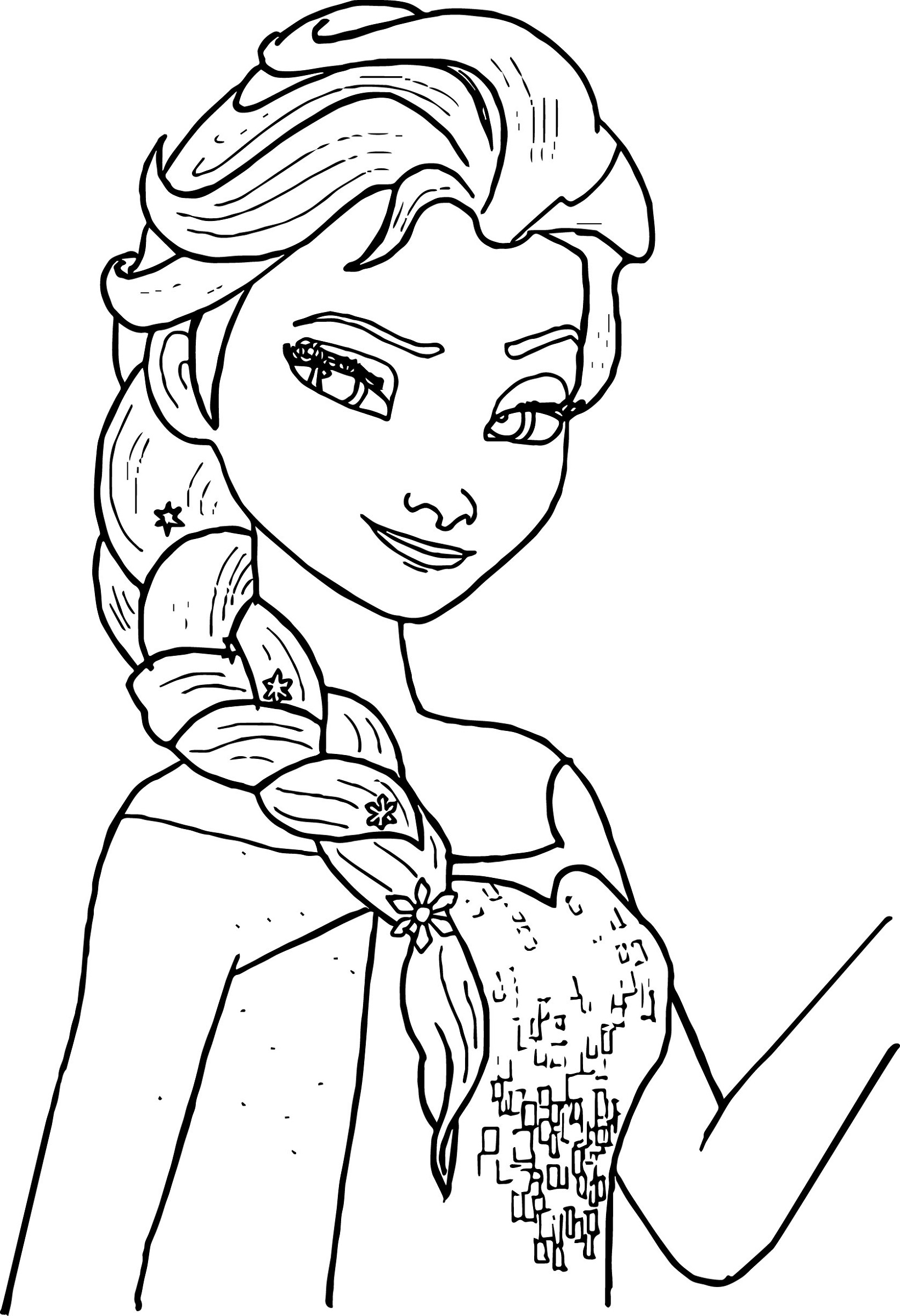 Elsa Pictures To Color Angry