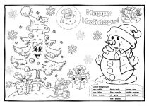 Free Christmas Color By Number Math
