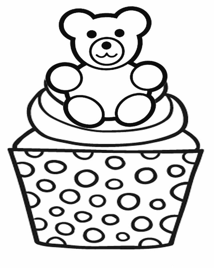Gummy Bear Coloring Page Picture