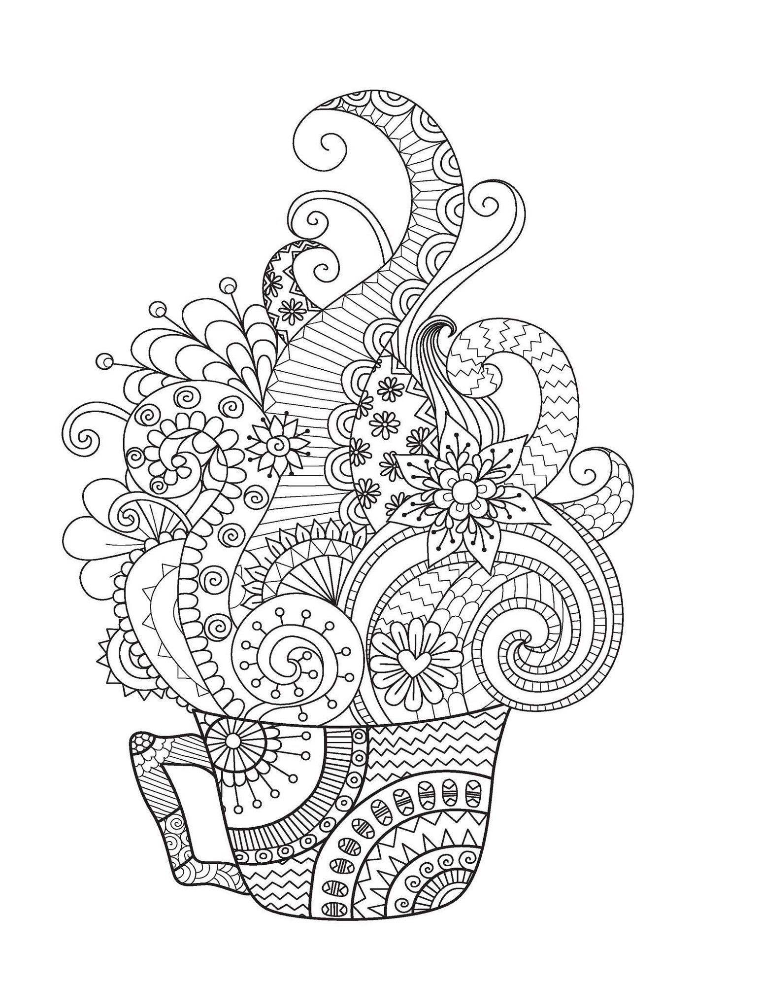 Design Pattern Coloring Pages For Adults