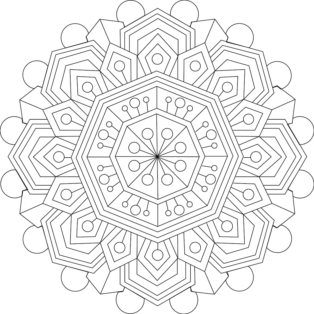Calming Coloring Pages Calming Thought