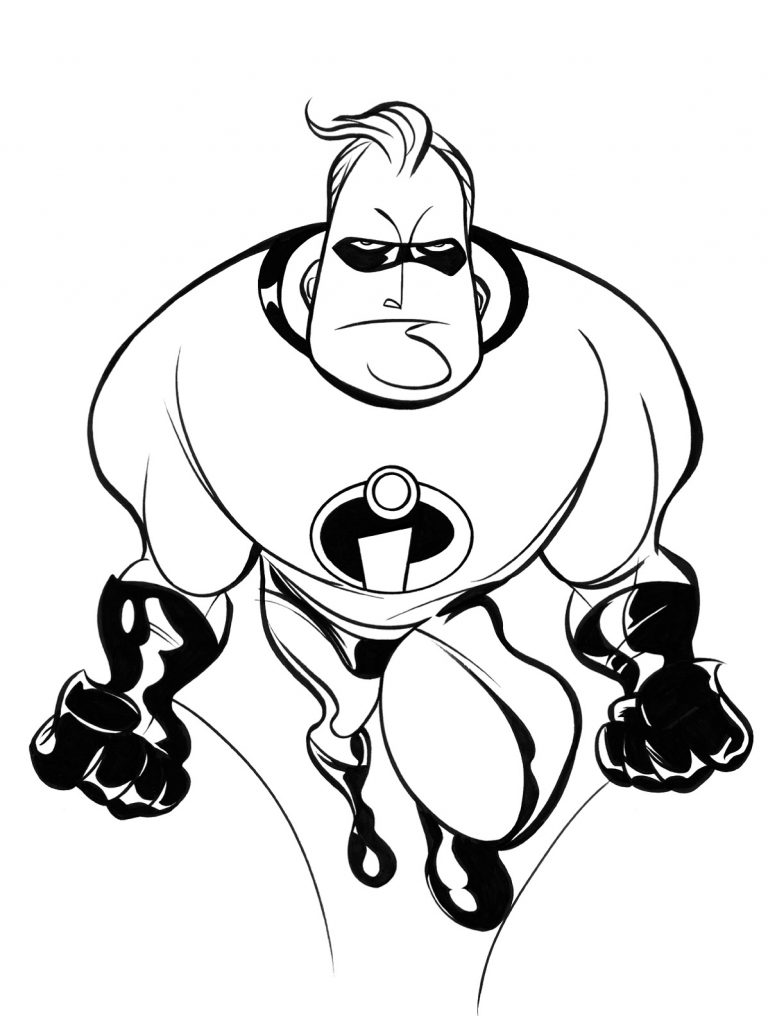 Fun Incredibles Coloring Pages for Children | Learning Printable Fun ...