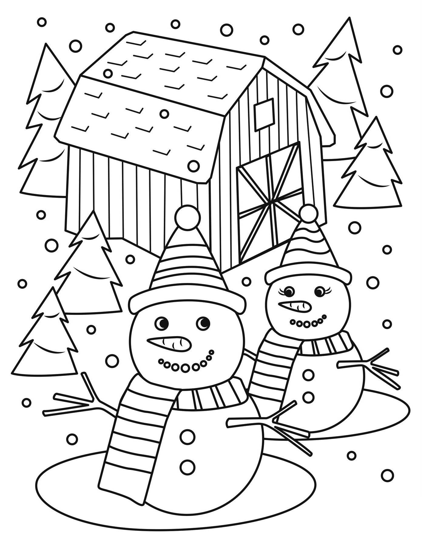 Christmas Pictures To Colour In For Kids