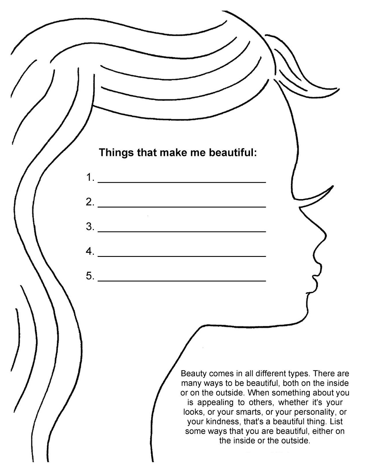 girl activity sheets for teenagers