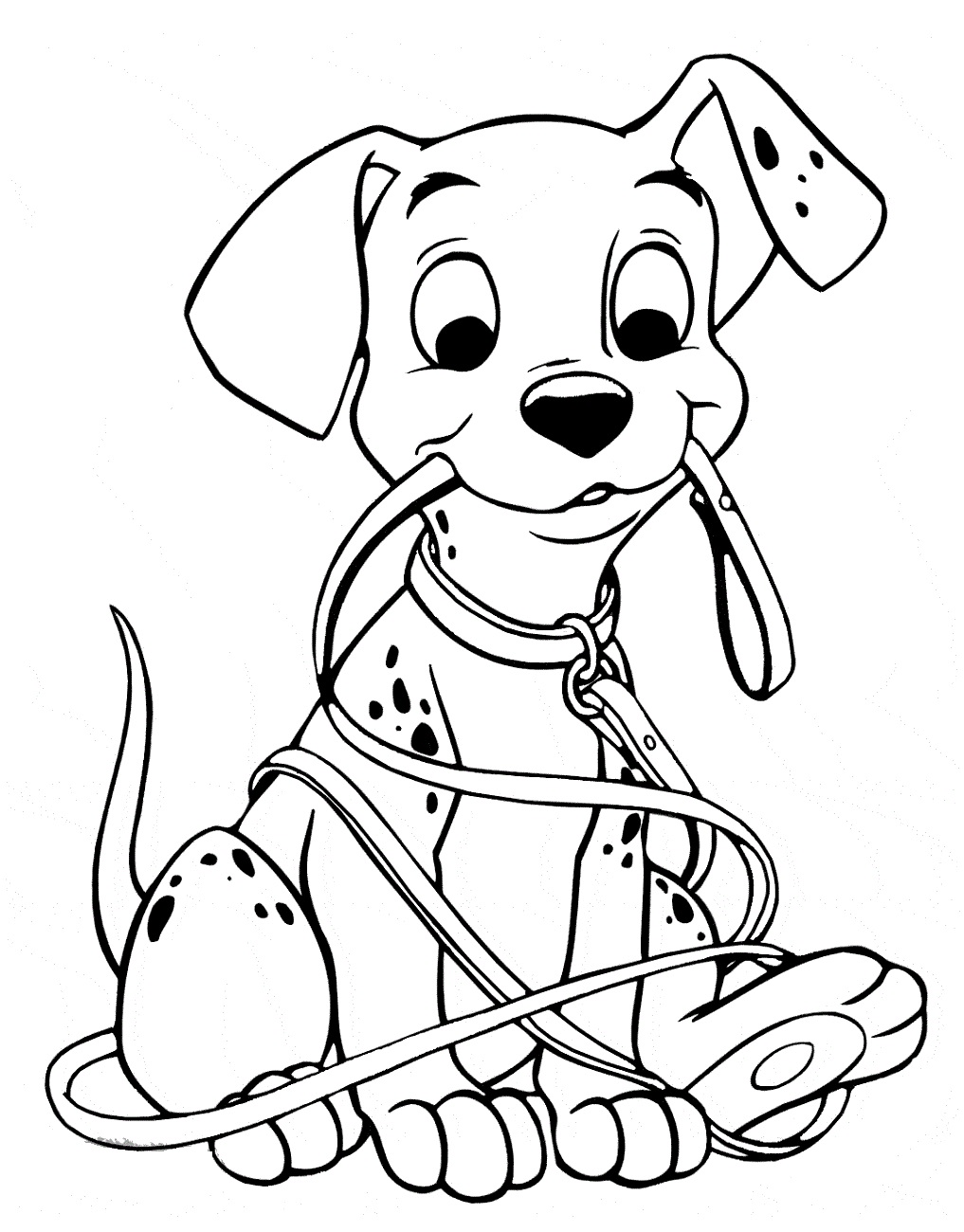 Color Pictures Online Puppy Coloring